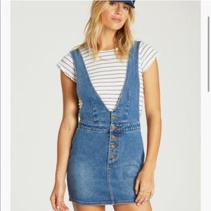 Billabong x The Salty Blonde Indigo Denim Mini Dress | Size 23